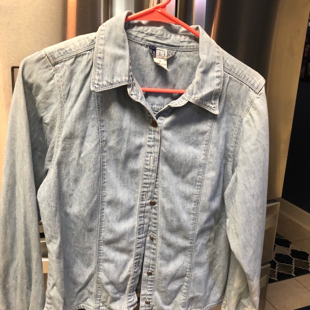 New York Line Acid washed shirt